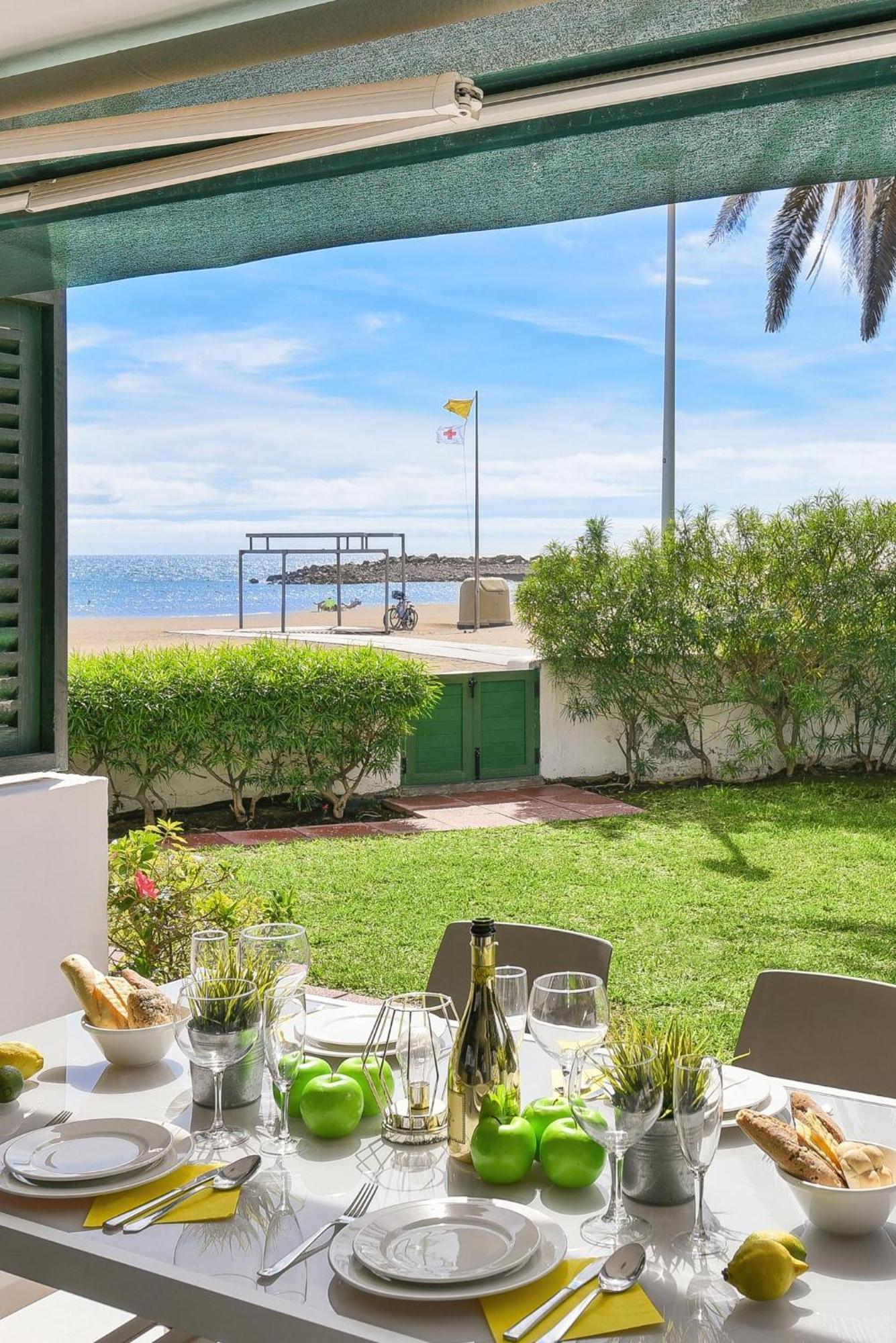 Beachfront Apartment Las Burras Mra 02 San Agustín Exterior foto