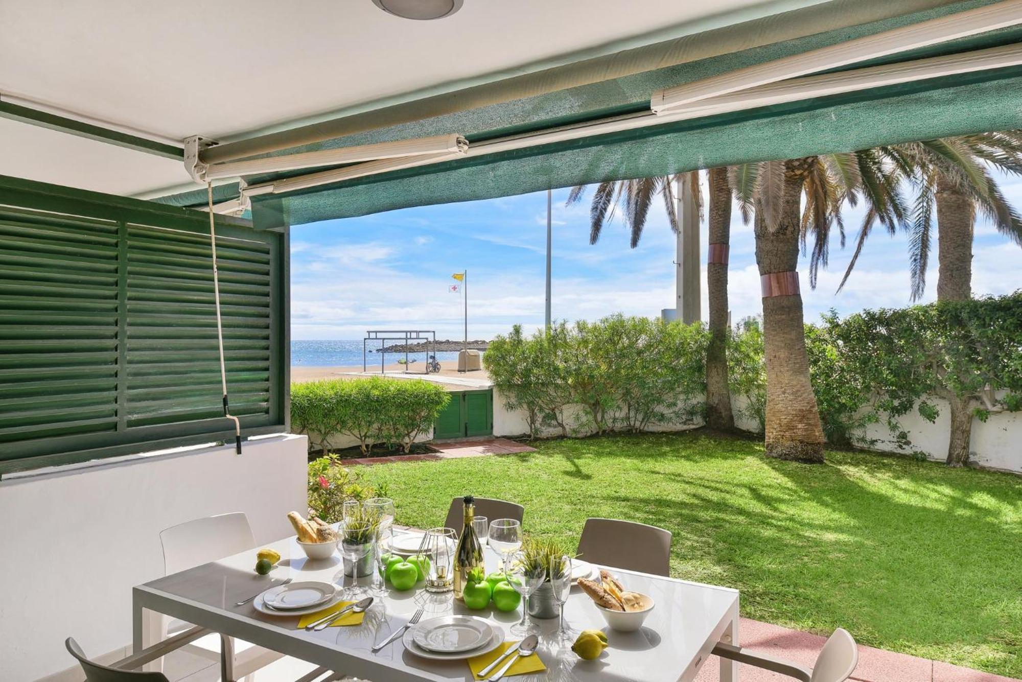 Beachfront Apartment Las Burras Mra 02 San Agustín Exterior foto